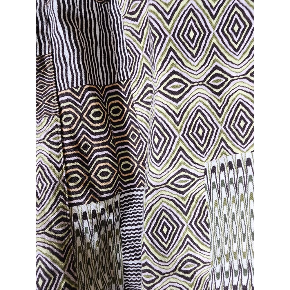 Royalty For Me Brown Tan Patchwork Geometric Desi… - image 4